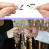 50/100/200pcs Alloy Earring Holder, Wine Glass Pendant Ring, 25mm Open Earrings, Bead Ring, Party Favorite