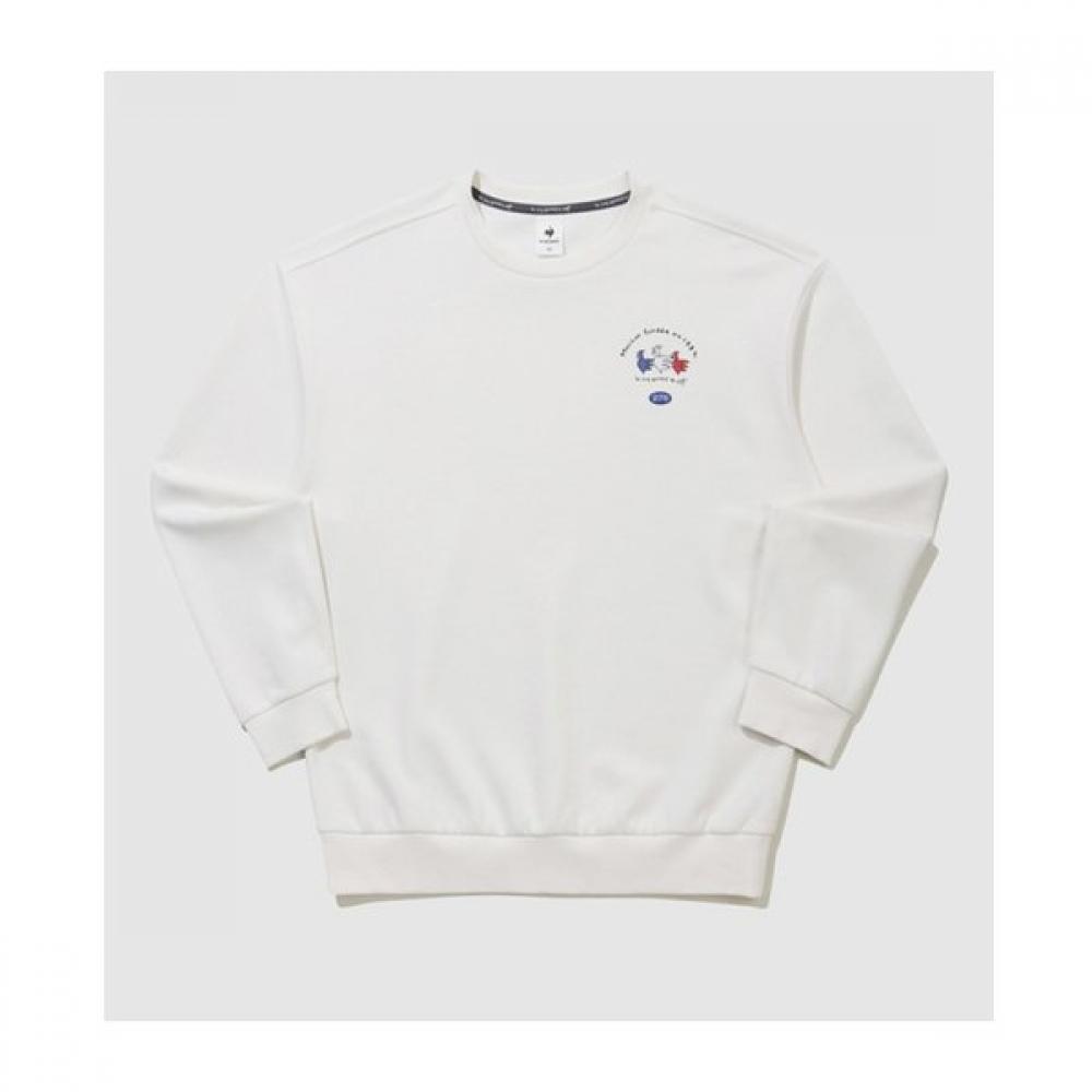 Le Coq Sportif Small Rooster Sweatshirt Ivy Qq323xfs71 WMG white melange110 public 2XL 7100₽