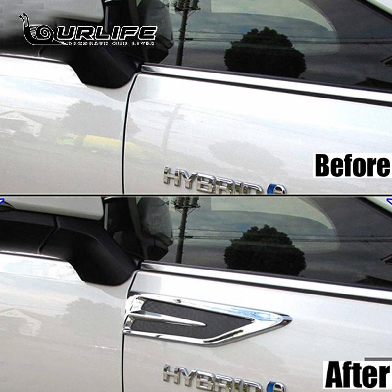 Pentru 2016 2017 2018 Toyota Alphard 30 AH30 Accesorii mașini VELLFIRE ABS Decorație cu frunze cromate pe rechin