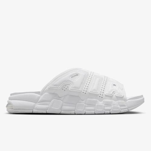 Nike Air More Uptempo Slide Slipper "Triple White" FD9883-101 Men's Size