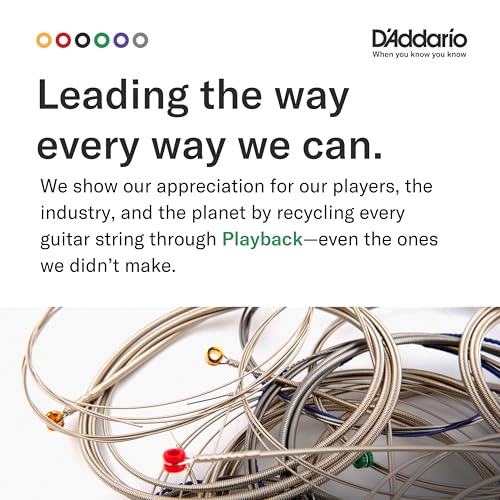 D'Addario Acoustic Guitar Strings 80/20 Bronze Extra Light .010-.047 EJ10 [Domestic Genuine Product]