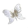 Foam Cloth Butterfly Ornament 25Cm Glittering Wing Christmas Tree Hanging Decoration For Fireplaces Doorway Display