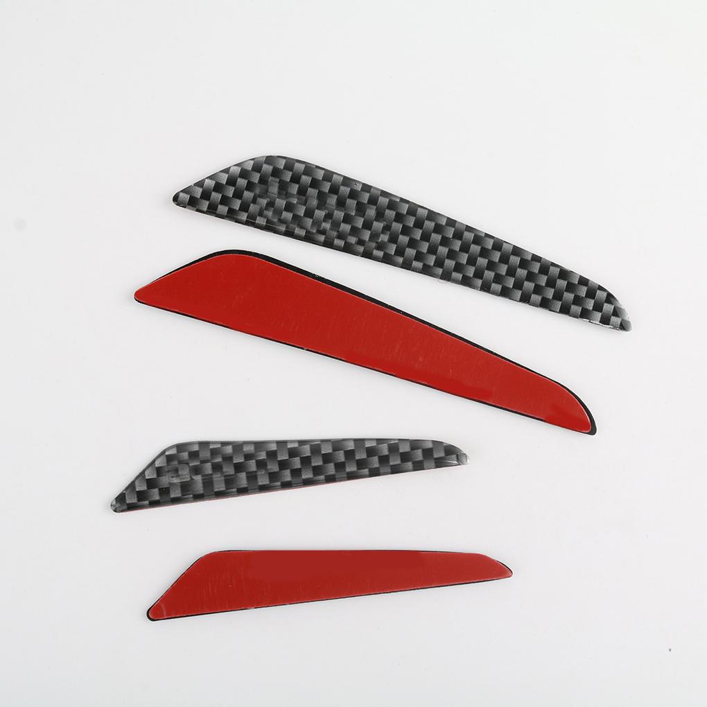4X Anti-Scratch Carbon Fiber Car Door Edge Protector Guards Sticker Trim Strip M