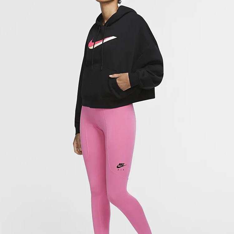 Nike Sportswear Knit Hoodie Men Tops Black CU5109-010