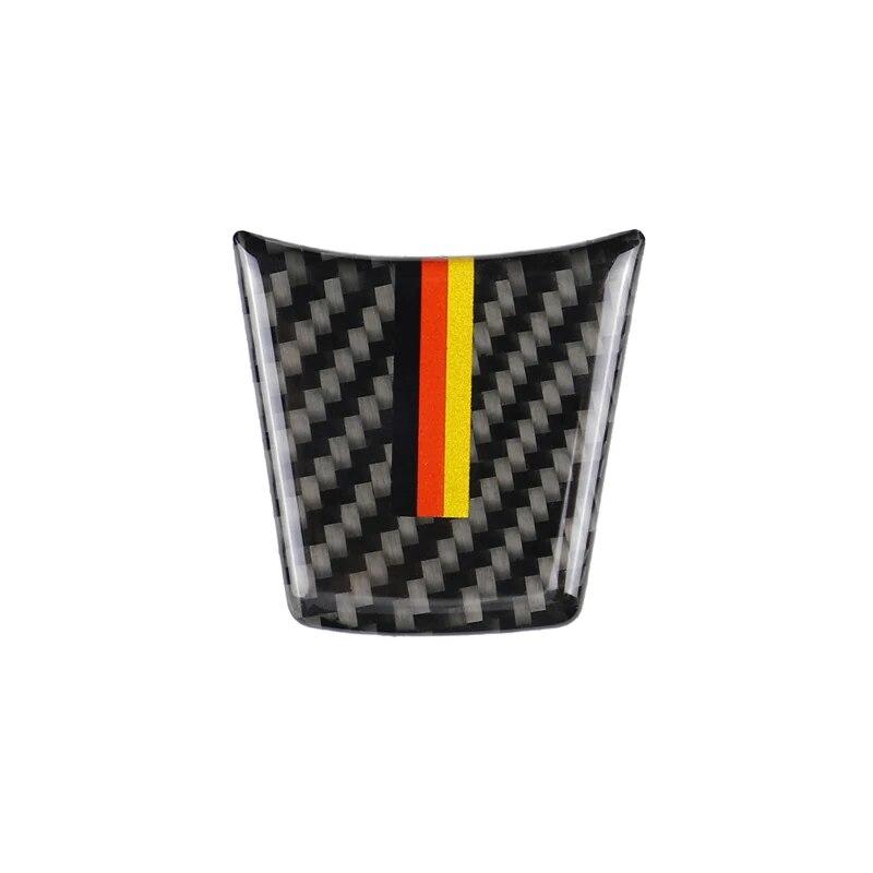 Karbon Fiber Araba direksiyon Çıkartmaları Kapak Trim Etiket Şerit Parçaları Dekorasyon İç Aksesuarları BMW E89 Z4 2009-2016