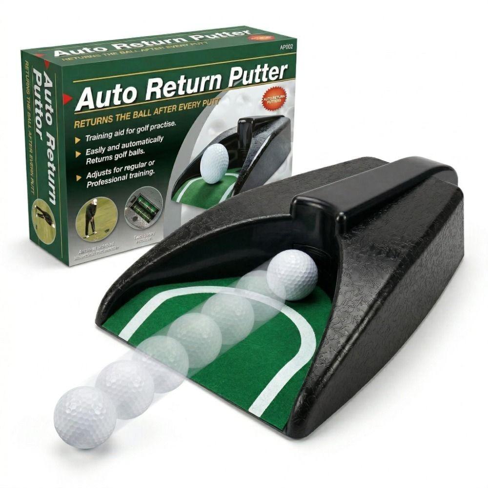Portable Design Golf Putting Cup Auto Returning Golf Training Aid  Indoor Outdoor Golf Practice
