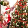 USB 20 LED Candle Lights Warm White Christmas Tree Decorations with Clips Plastic Flameless Tea Lights for Indoor Outdoor Holiday Use