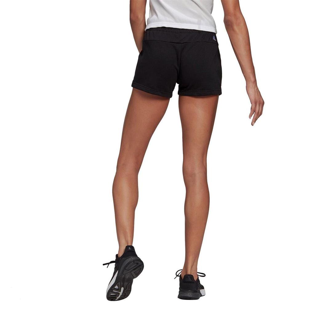 Adidas Womens/Ladies Cotton Logo Slim Shorts