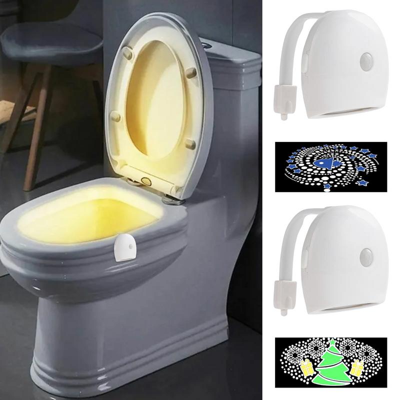 Toilet Light Motion Sensor Activated Toilet Bowl Light Automatic Home & Garden Supplies For Kids Elderly Guests Travel Restroom