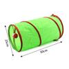 Christmas Cat Tunnel Pet Supplies Fun Toy Play Tunnel Tube Funny Kitten Toys Foldable Toys For Cat Pet Training Interactive