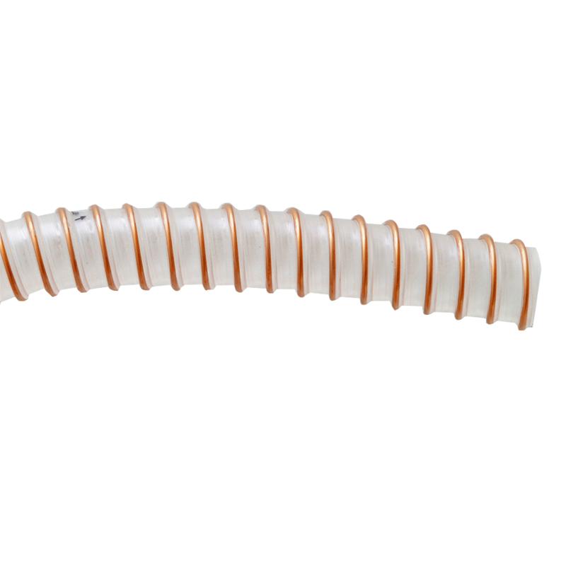 Spiral hose, internal diameter 55mm, diameter 63x55mm, spiral, wall 1.4mm, sprayer x1m