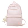 Schoolbag Japan and South Korea solid color backpack female ins junior high school high school student schoolbag large capacity backpack male tide ins