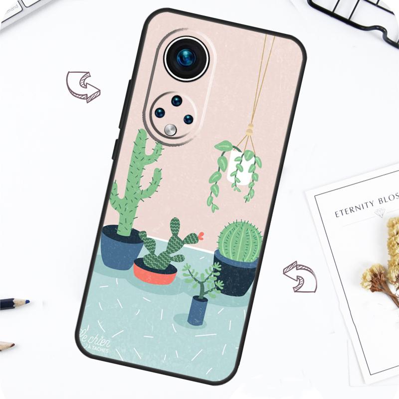 CACTUS BANANA RETRO VINTAGE SUMMER Case For Honor Magic 7 5 6 Pro Honor 200 Pro X9b X9a X8b X8a X8 X9 X9c 50 70 90 Lite Cover