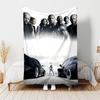 1pc Blanket Fast and Furious Print Design, Lightweight Blanket for Sofa, Bed- Soft &Warm, Gift for All Seasons like Christmas, Halloween