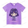 Sailors Moons Cotton T-shirt Sweet Anime Printed Girl Short Sleeve Cartoon Casual Kids Shirts Summer Child Tops