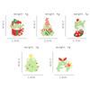 Frog Christmas Delightful Brooch Set Attractive Gold Alloy Pins For Fashion Accessories