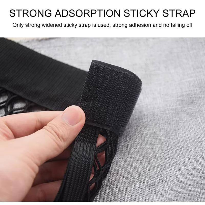 Cargo Net For SUV Trunk Organizer Car Cargo Net Small Car Storage Net Elastic Seat Storage Mesh Interior Accessories For SUV