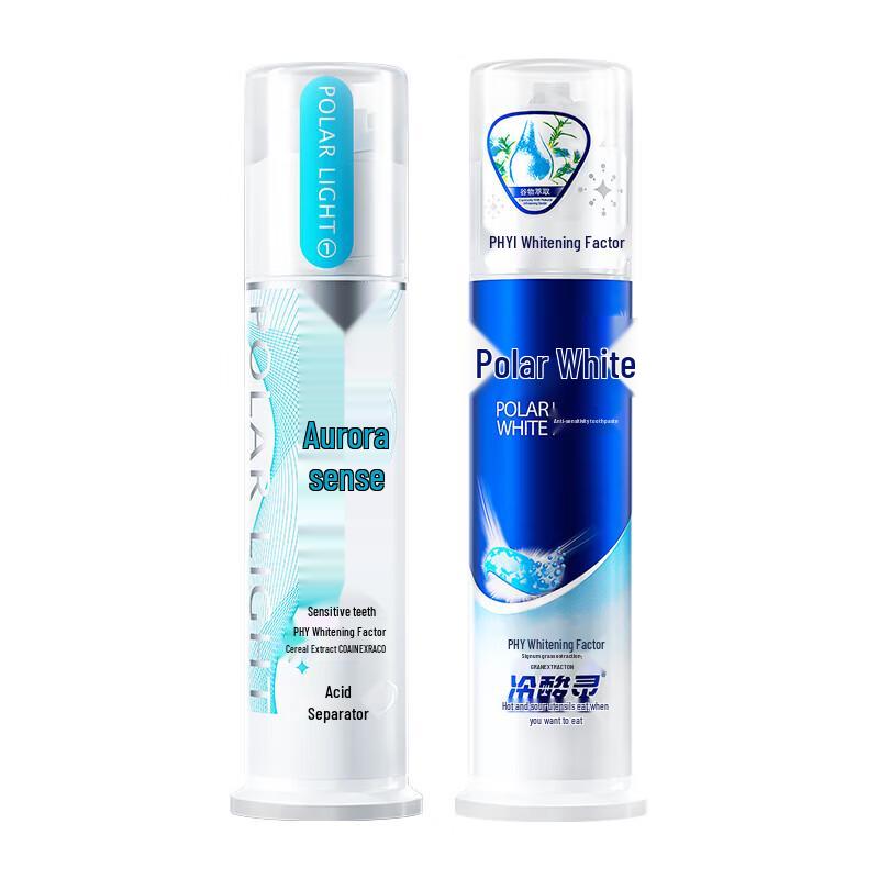 

Lengsuanling Arctic White & Aurora Sensation Toothpaste Set