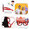 World Cup football game decorations, glasses, fan cheering photo props, beer glasses, football letter glasses frames