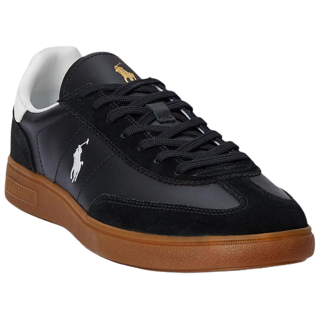 Polo Ralph Lauren Bedford Round Toe Lace-Up Training Shoes Low-Top Sneakers Unisex sneakers Black 100046153BLACK