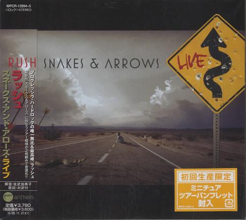 

CD RUSH - Snakes & Arrows Live WPCR128945PROMO Atlantic, Anthe 2008 Japan Rock Used