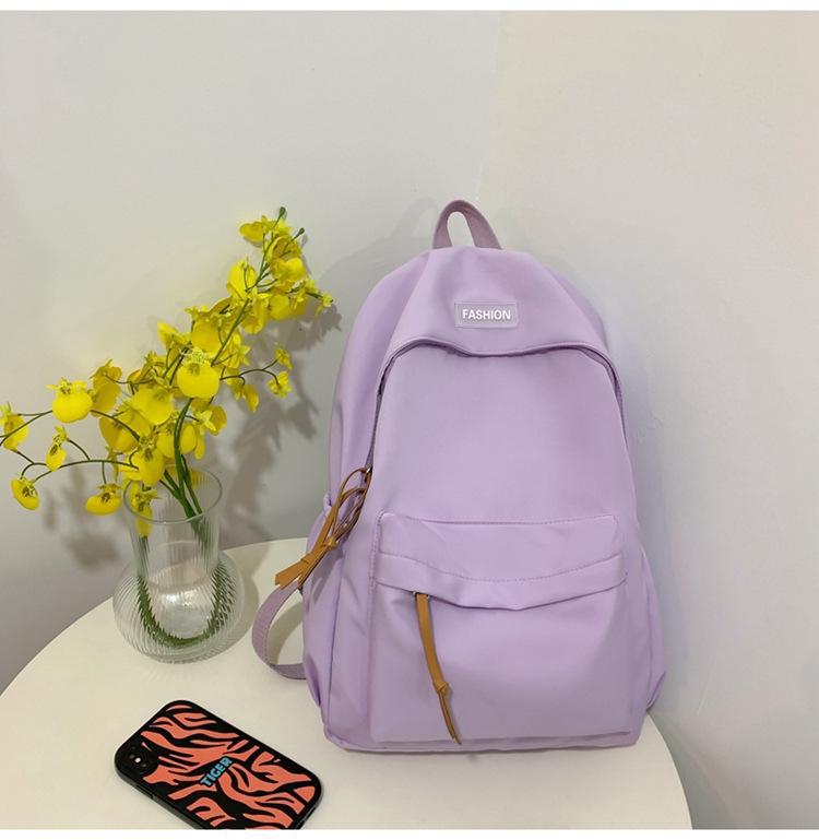 

Рюкзак унисекс в корейском стиле для студентов - свежий дизайн фиолетовый