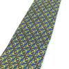 Used HERMES Tie Silk Navy Yellow Business