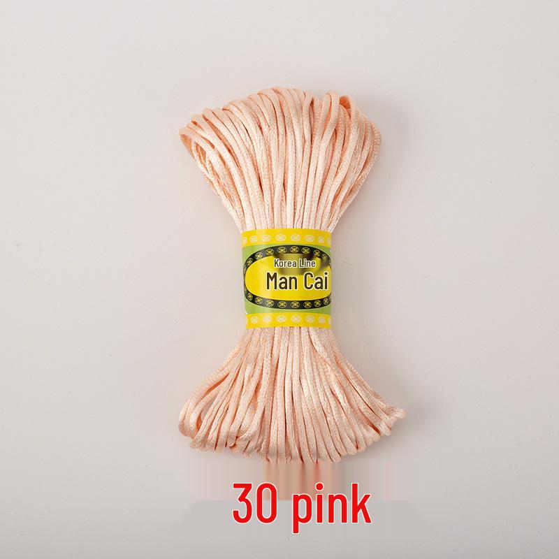 Korean Jade and Chinese Knot Weaving Cord - 20 Meters (No. 5 & No. 7)