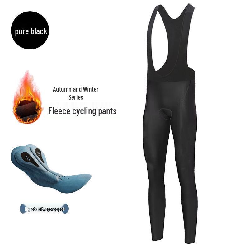 2024 Unisex Höst/Vinter Fleece Varma Cykelbyxor