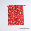 Christmas Eve Candy Gift Bag: Colorful Non-Woven Film-Coated Double Drawstring Bag