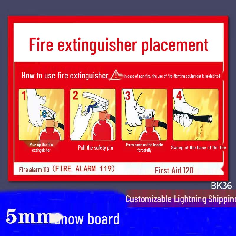 Hanhuit Fire Extinguisher Placement Point Sign