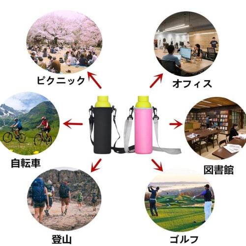 Lawnspet Water Bottle Cover with Shoulder Strap for 750ml Bottles, 750ml Case, 700ml Case, Kids' PET Bottle Cover, Water Bottle Pouch, Bottle Pouch Fo