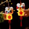 Chinese Style Chinese New Year Lantern Lion Dance Bamboo Mid-Autumn Lantern Indoor Outdoor
