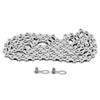 9 Speed Bicycle Chain Hollowed Carbon Steel Mountain Road Bike Chain Replacement for Outdoor Cycling Silver
