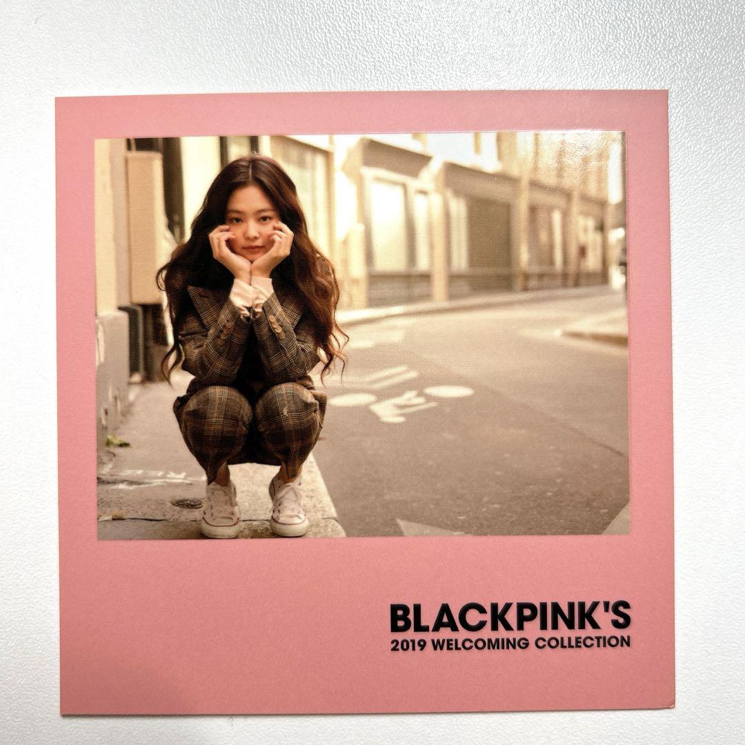 

[Б/У] Дженни BLACKPINK Морской волны 2019 Полароидная торговая карточка