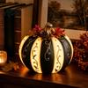 Eingangstisch Saisonale Dekoration Herbstkürbis Herbsternte Harzfigur Vintage Elegant Thanksgiving Dekoration Mittelstück für Halloween