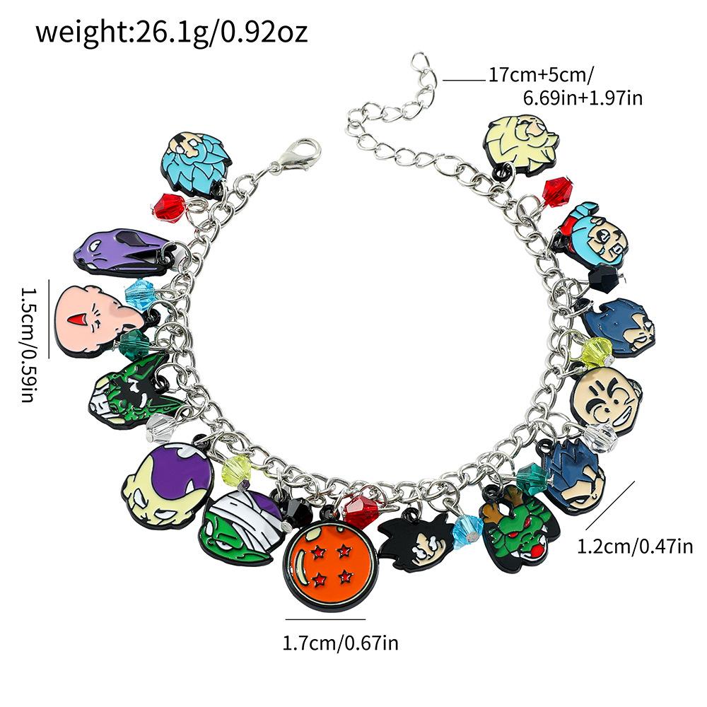 Halloween Anime Cartoon Theme Adjustable Superhero Character Bracelet Accessory