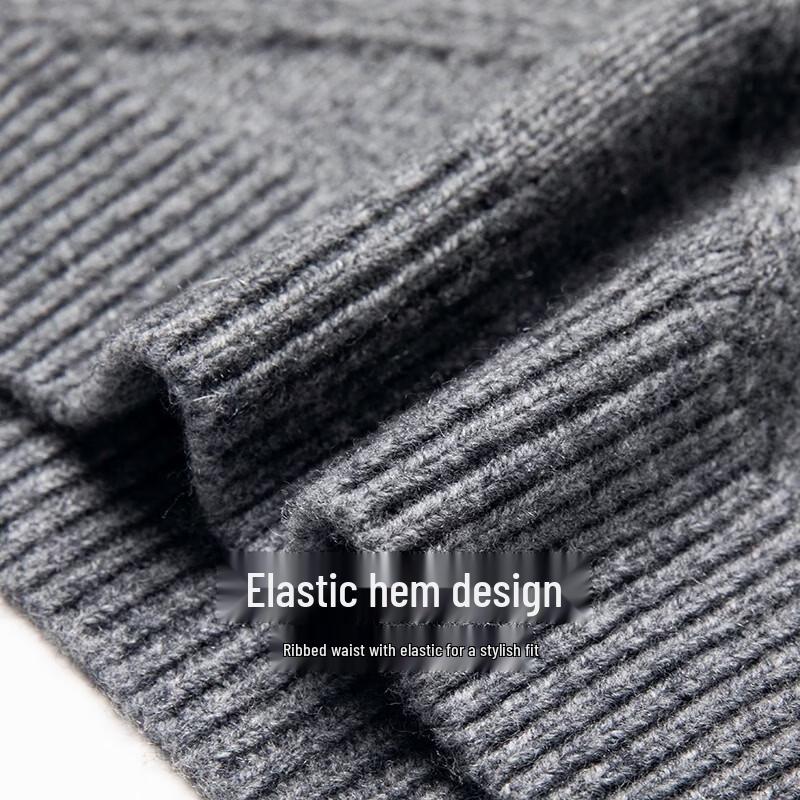 Pierre Cardin Men's 100% Merino Wool Crew Neck Sweater