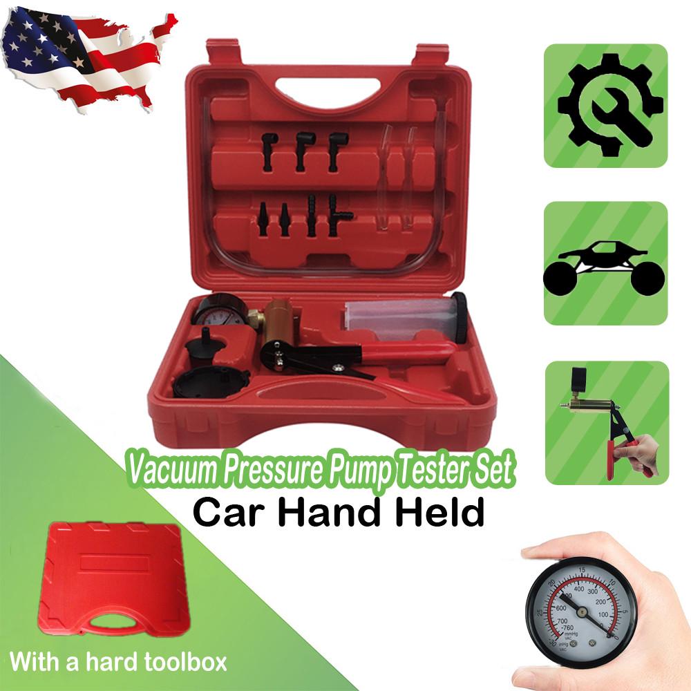 DHA 2 In 1 Hand Held Vacuum And Pressure Pump Tester Brake Fluid Bleeder Kit, One Man Hand Vacuum Pump Brake Bleeding Kit, Manual Brake System Clutch - Foto 10