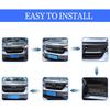 Emblem Front Grille Decals Front Center Grill Grille Cover Trim Fit for Honda Pilot 2015-2022 Front Grille Decorative Strip Car Logo Sticker 2PCS
