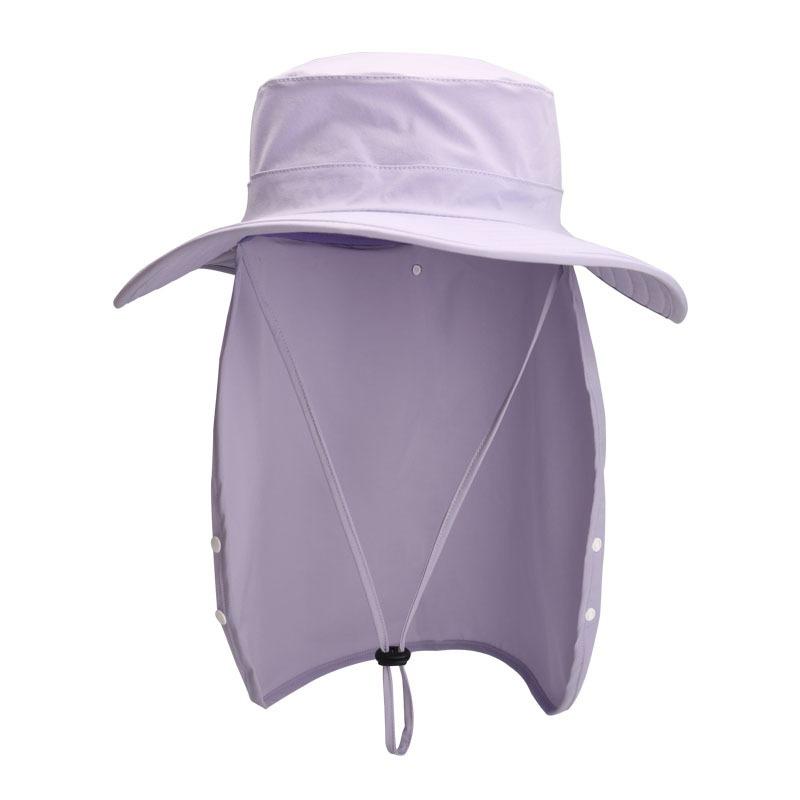 Summer women's bucket hat outdoor men's big eaves sun hat quick-drying ice visor sun protection hat