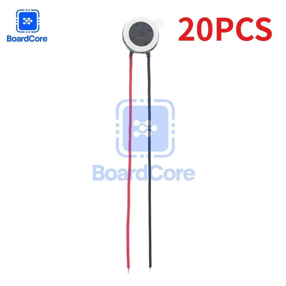 5-20pcs 10mm Speaker Loudspeaker 8R 8 Ohm 0.5W Mini Ultra-thin Speakers Horn for Mobile Phone Computer DIY Repair