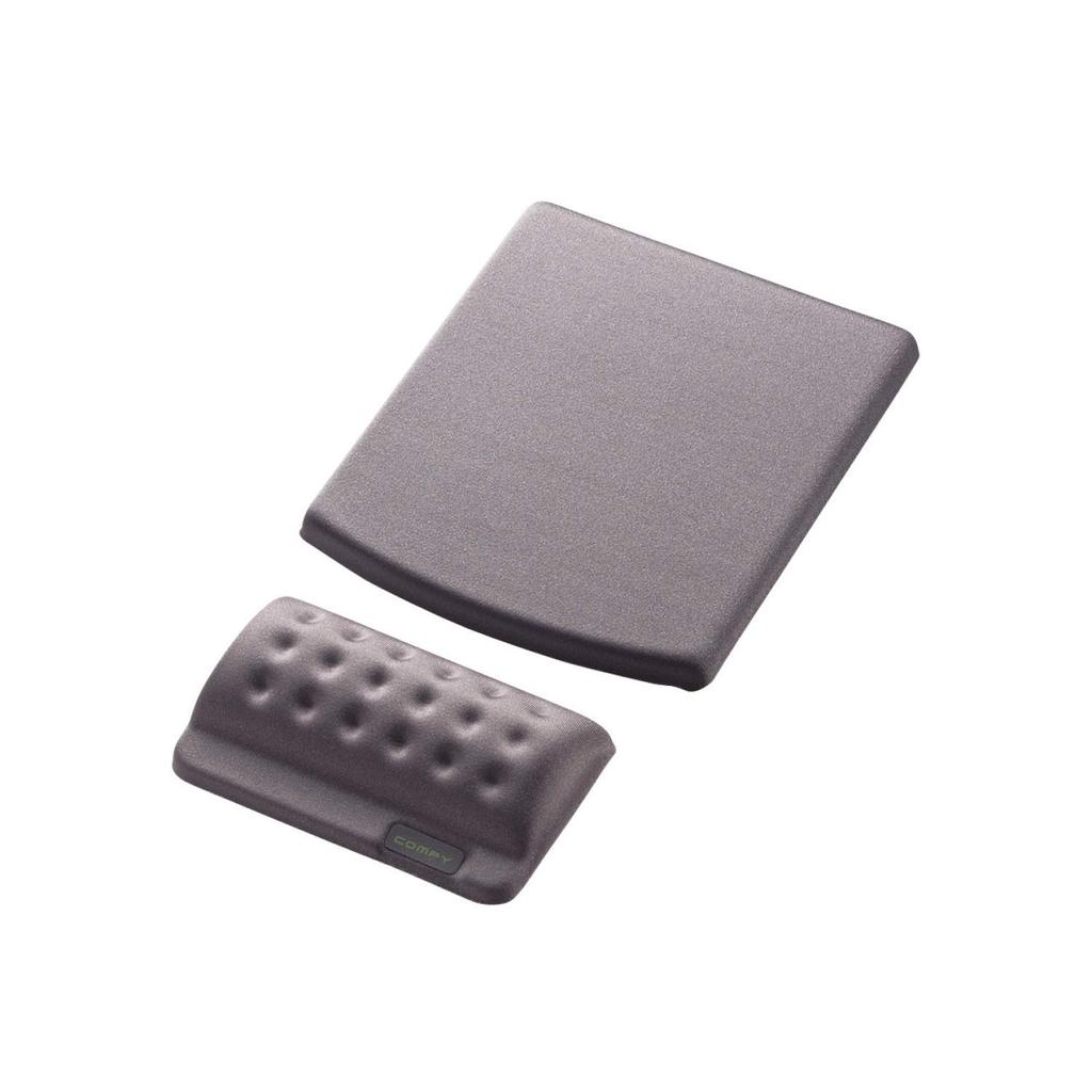 ELECOM Mouse Pad with Wrist Rest for Fatigue "COMFY" Reduction, Gray, MP-114GY