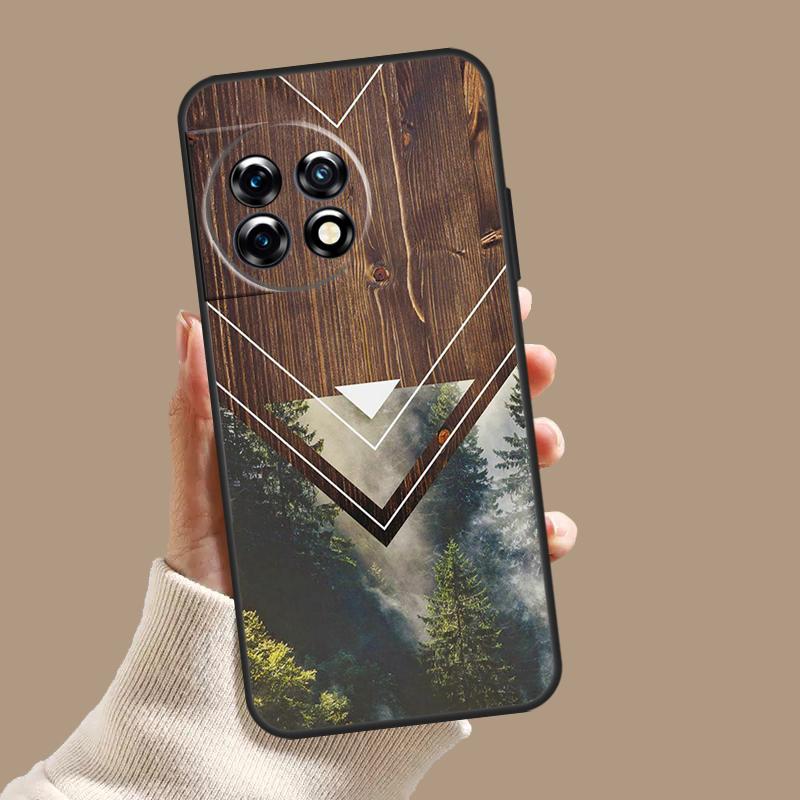 Forest Geometry Wood Nature Case For OnePlus Nord 5 CE 3 4 Lite N20 N30 OnePlus 15 13 12 11 8 9 10 Pro 10T 13T 13R Cover