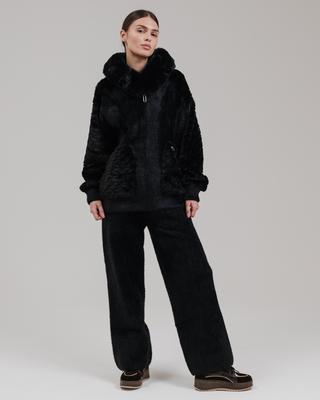 Vinterdragt kashmir LIA 190313 sort (bluse, bukser)