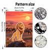 Disney Pearl Painting Head Lion King Themed Creative Pearl Art Painting 5D DIY Pearl Embroidery Mosaic Cross Stitch Kit Home Decor