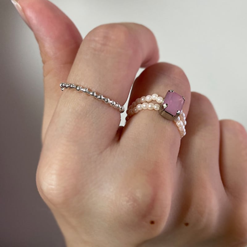 A Little Tickle Winter Garden Blush Ring