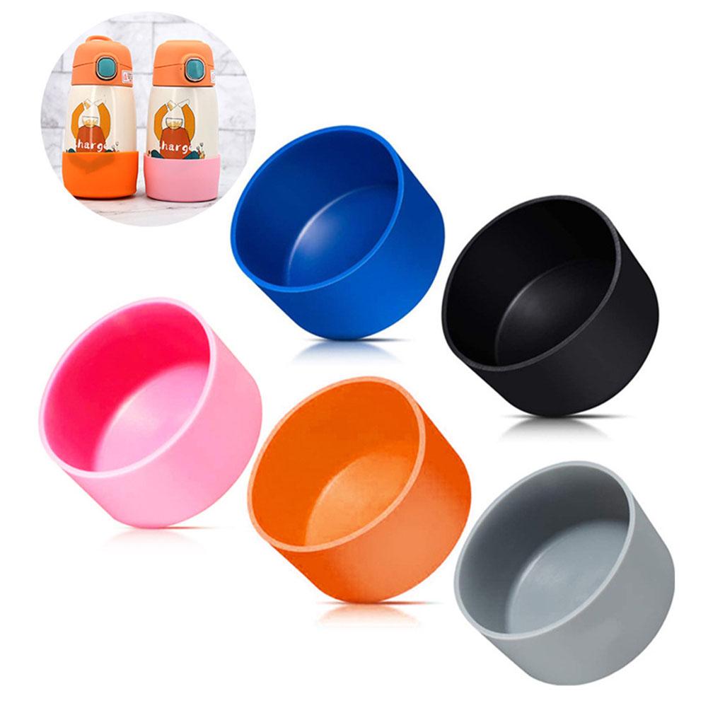 3,56 cala / 9 cm Silikonowy Rękaw Ochronny Antypoślizgowy Odporny na Zarysowania Pokrowiec na Butelkę Odpowiedni do Pojemności 32oz-40oz