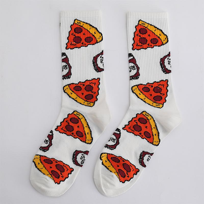 New Men's Socks Funny Men's  Crew Harajuku Hip Hop Thick Cotton Socks Women Novelty Cartoon Sock Combed Cotton Socks