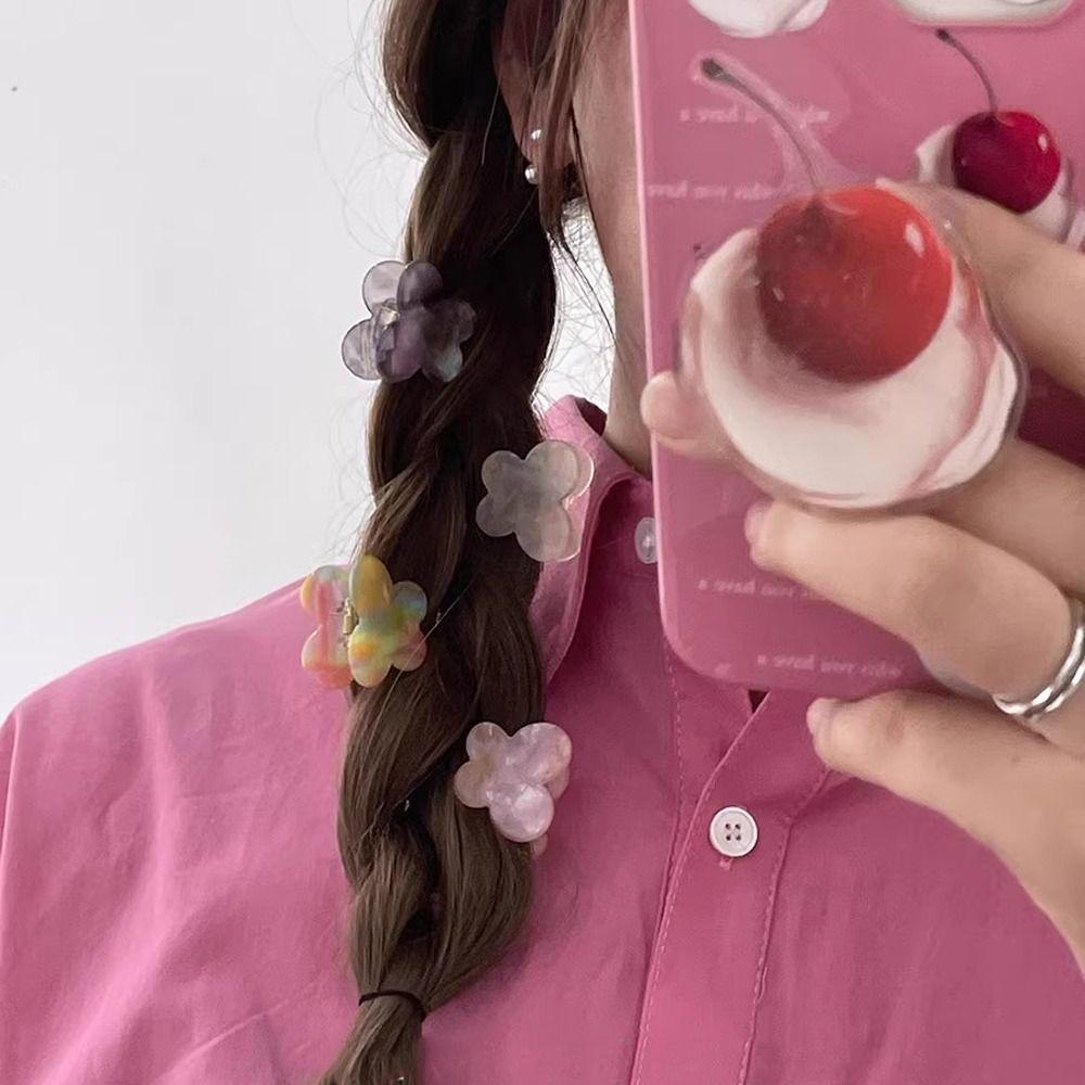 

Style Ponytail Holder Shark Clip Small Claw Clip Small Acetate Hair Claw Mini Hairpins Butterfly синий